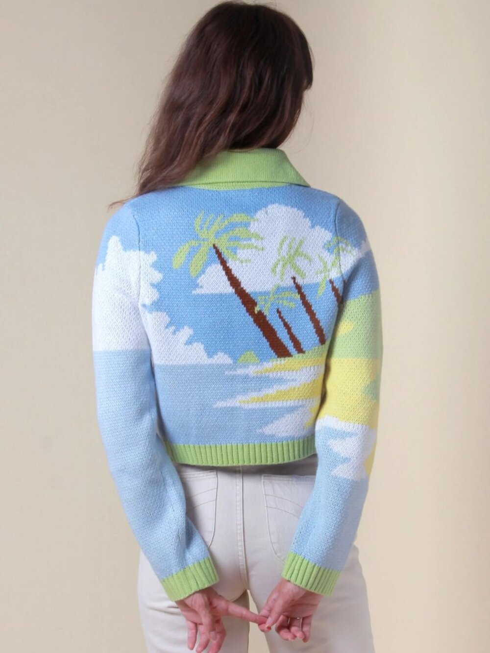Knitted playful House of Sunny Day Dreamer Cardigan size 6